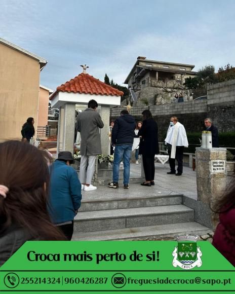 Ben&ccedil;&atilde;o da Nova Imagem da Nossa Senhora de F&aacute;tima no Nicho do lugar do Cursil 